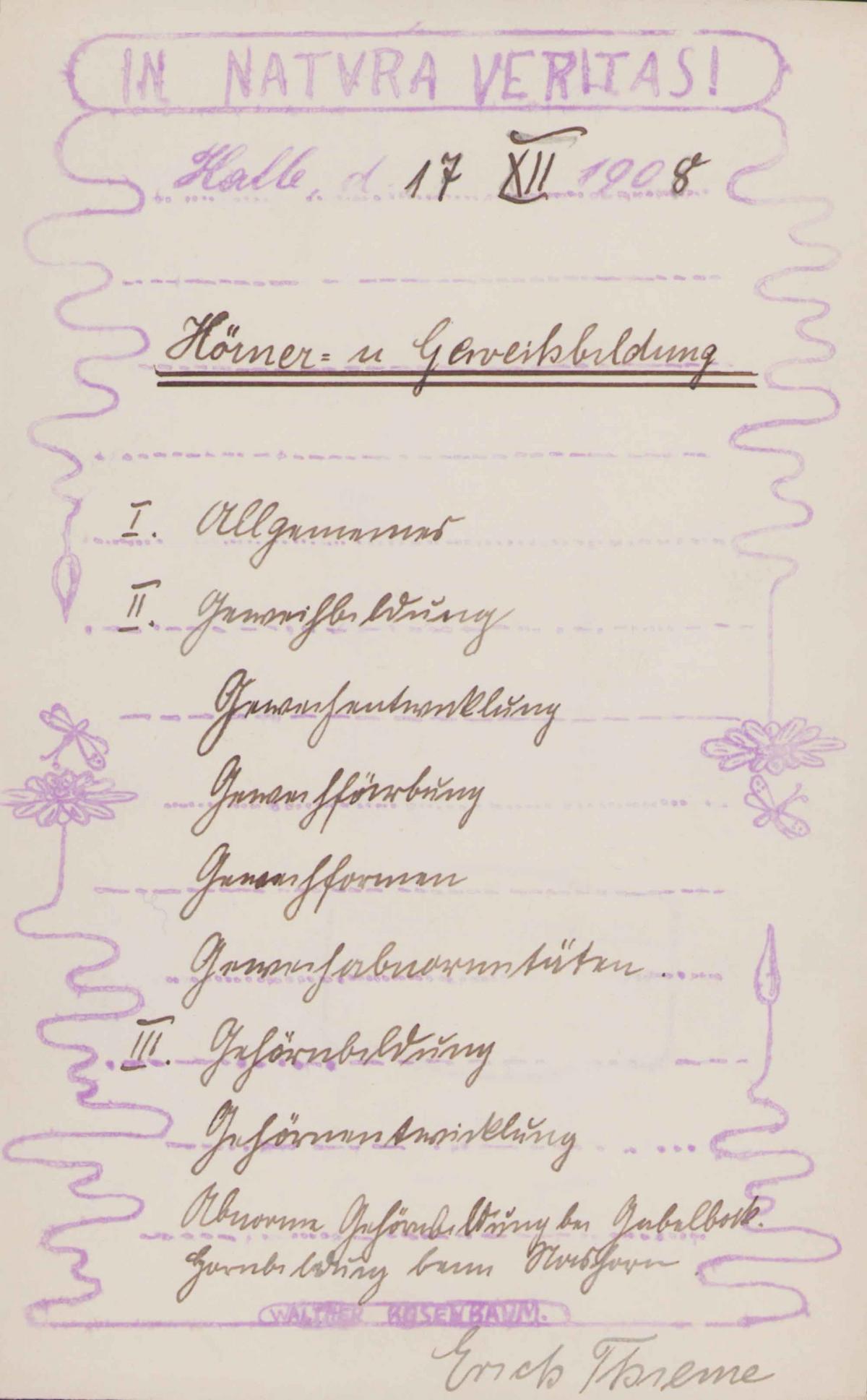 Einladung des Naturwissenschaftlichen Vereins