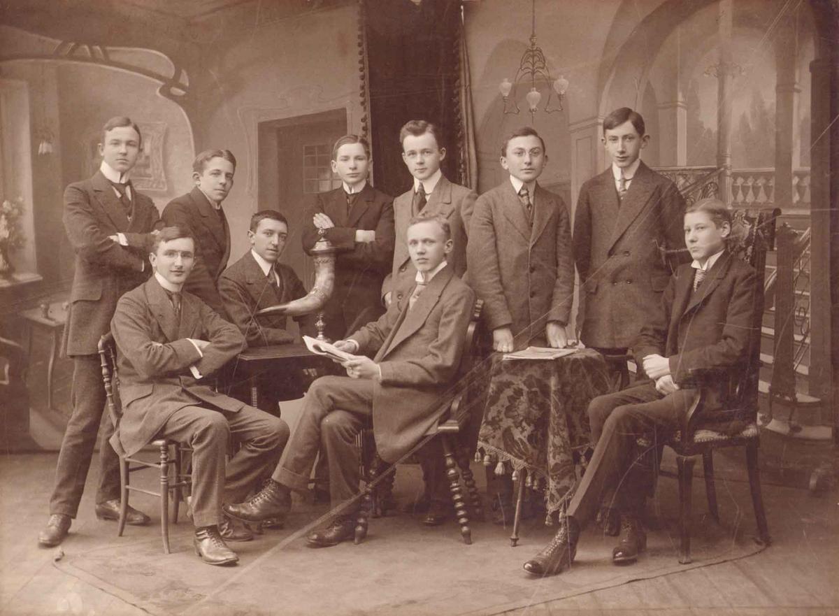 Mitglieder des Stenographievereins